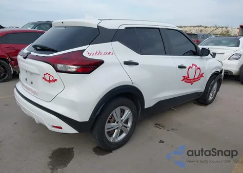 2022 Nissan Kicks S Xtronic Cvt z USA, uszkodzony, nr VIN 3N1CP5BV0NL481024